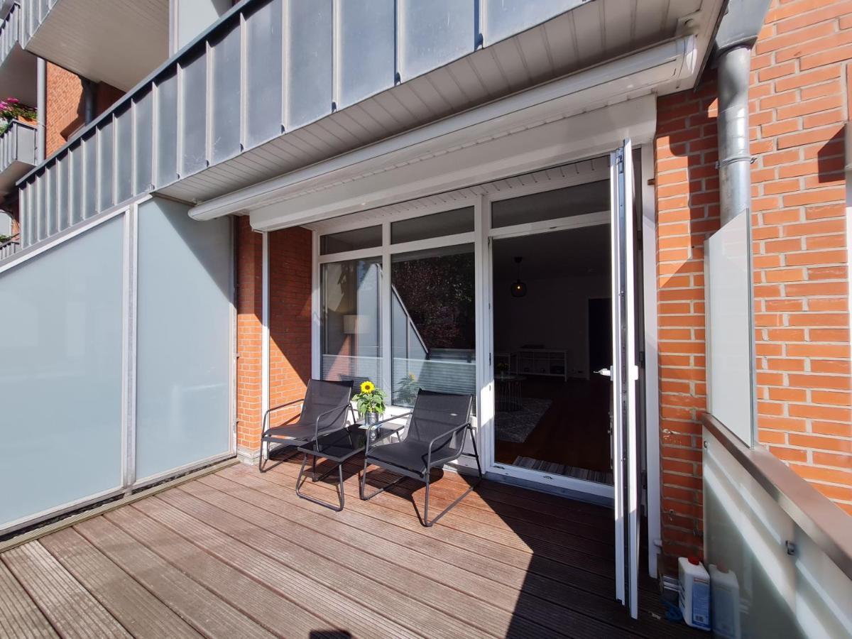 Wohnung Fleethoern - Zentral, Ruhig, Mit Parkplatz Und Balkon キール エクステリア 写真